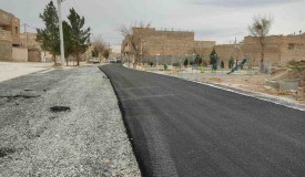 عملیات اجرایی آسفالت خیابان فردوسی محله اجگرد