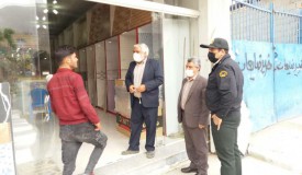 نظارت بر فعالیت صنوف در شهر بهاران