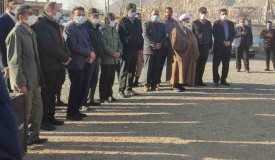 برگزاری آیین غبار روبی و عطر افشانی گلزار مطهرشهدای بهاران 